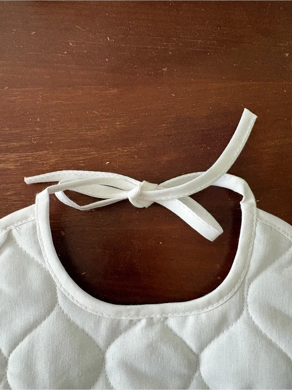 Handmade embroidered dog baby bib NWOT